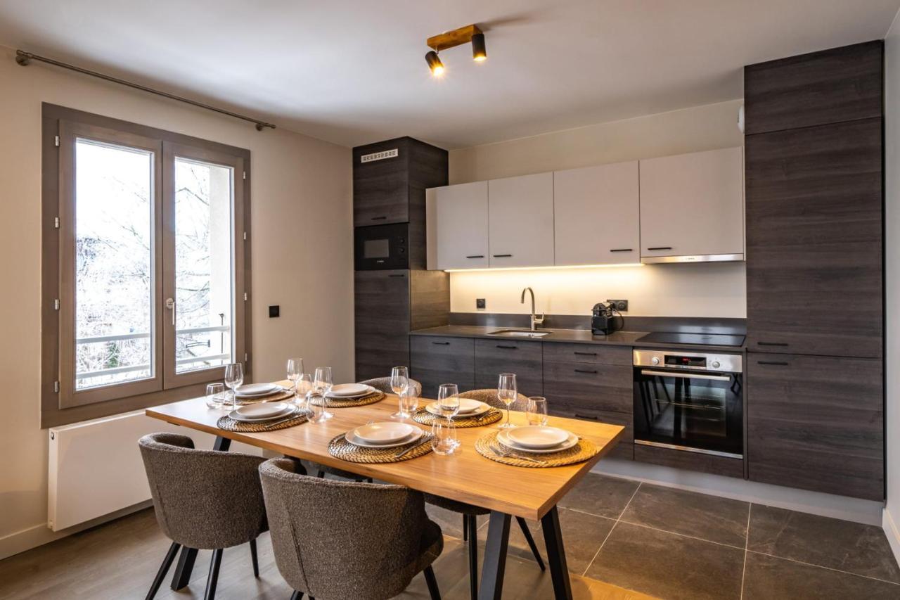 Perle Blanche - Brand New 2 Bedroom Apartment Perfectly Located Chamonix Buitenkant foto