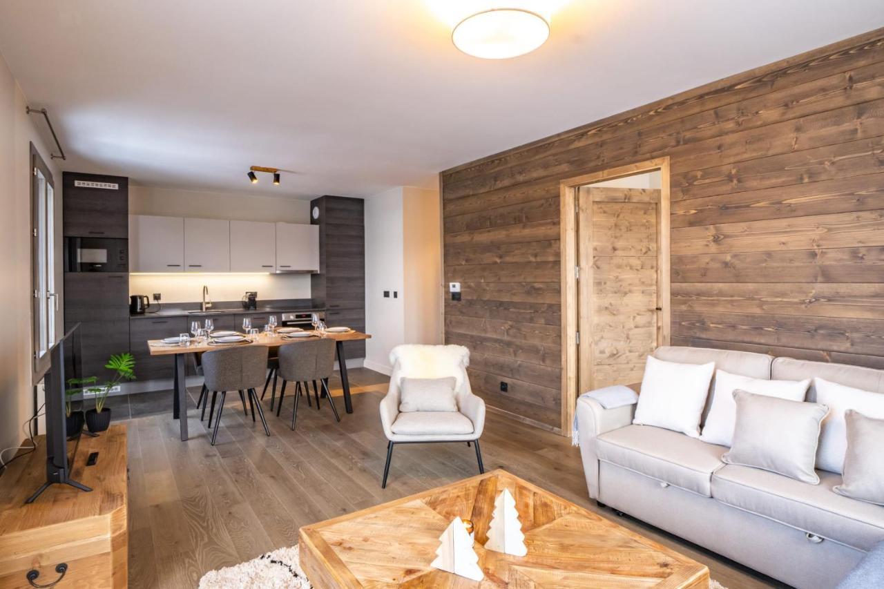 Perle Blanche - Brand New 2 Bedroom Apartment Perfectly Located Chamonix Buitenkant foto