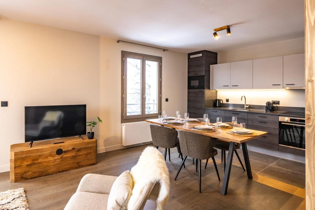 Perle Blanche - Brand New 2 Bedroom Apartment Perfectly Located Chamonix Buitenkant foto