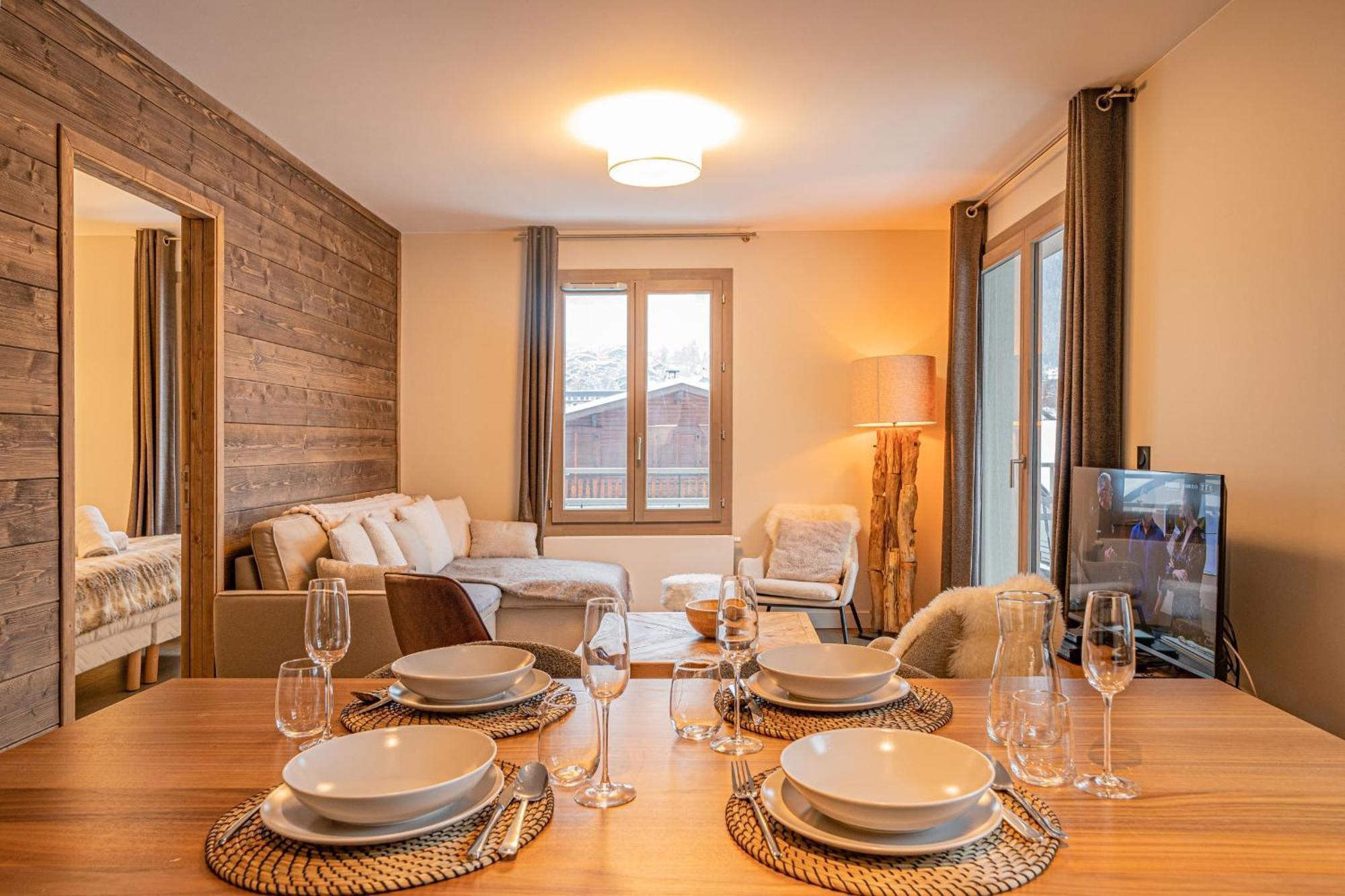 Perle Blanche - Brand New 2 Bedroom Apartment Perfectly Located Chamonix Buitenkant foto